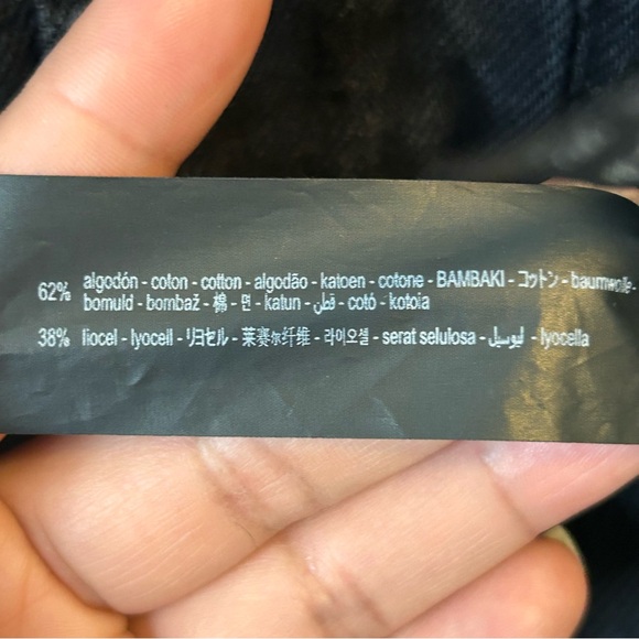 New! Zara Medium Women’s The Dorian Black Denim Jumpsuit - Picture 16 of 16